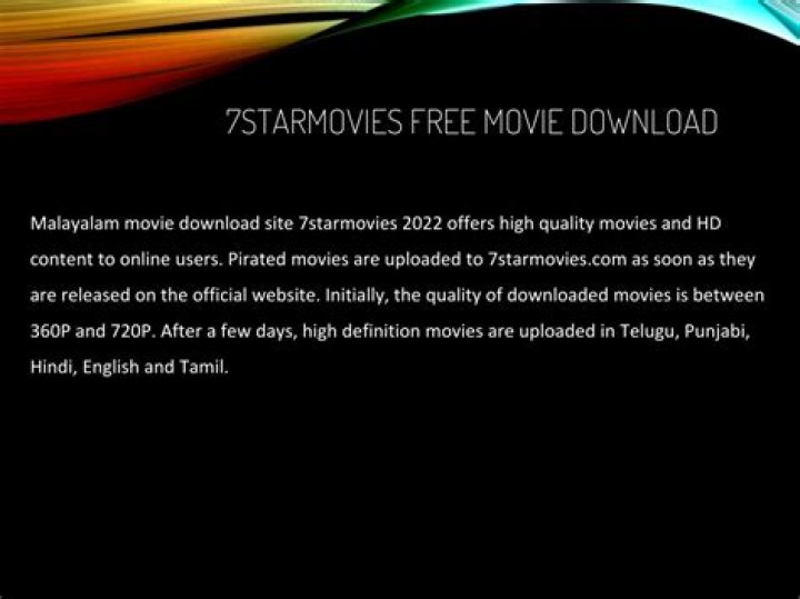 7Star Movies: Your Ultimate Destination for Film Enthusiasts