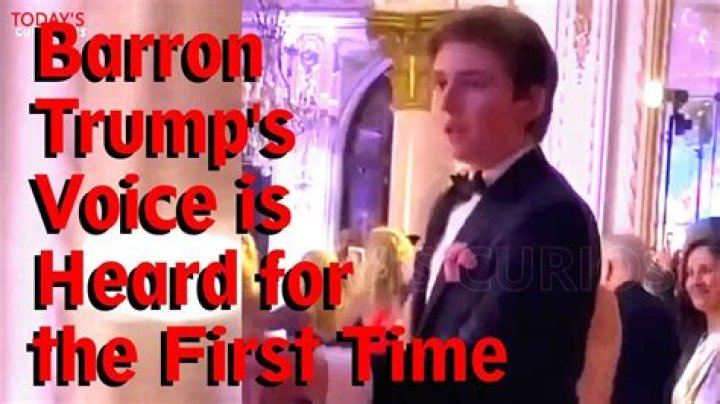 Barron Trump Singing: Unveiling the Youngest Trump's Musical Talent